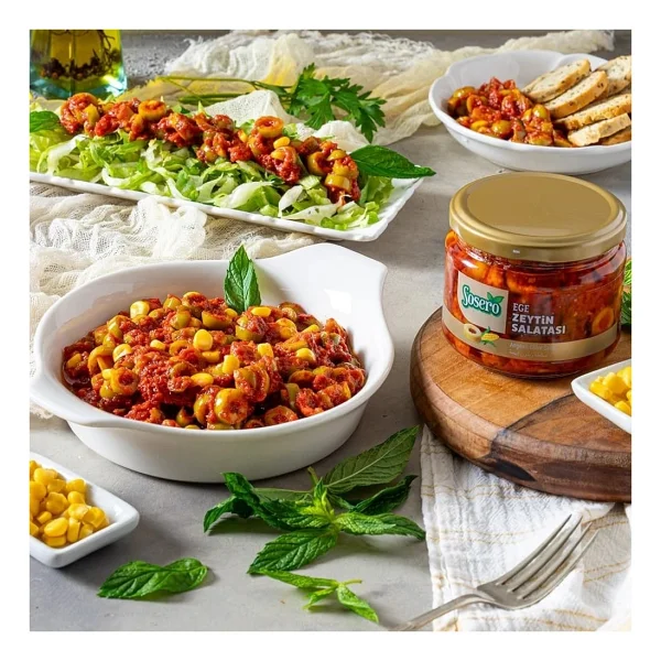 Sosero 290 gr Ege Zeytin Salatası - Görsel 2