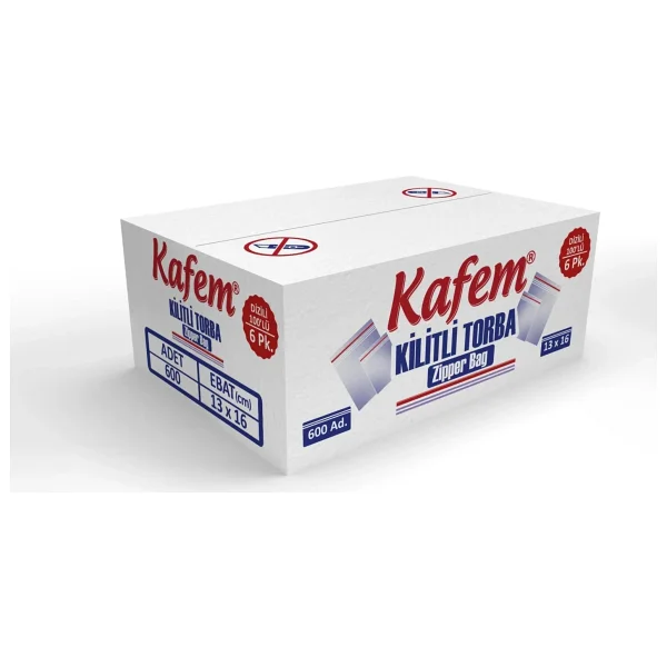 13 X 16 cm Kilitli Poşet / Naylon Torba 600 Adet - Kafem - Görsel 2