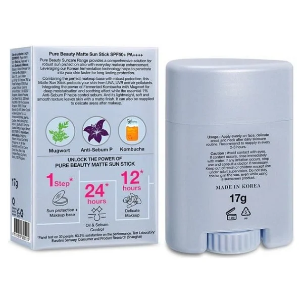 Pure Beauty Matte 17 gr 50 Faktör Stick Güneş Kremi - Görsel 2