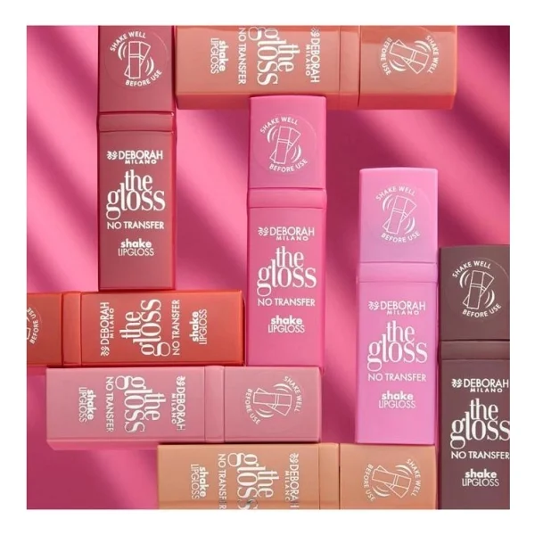 Deborah Milano The Gloss No Transfer Shake 03 Light Pink Dudak Parlatıcısı - Görsel 2