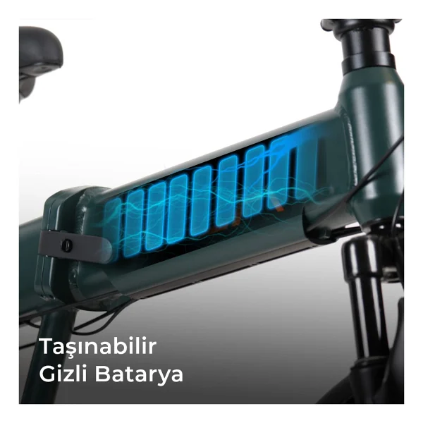 Ola Electrofold EFD3 250 W Katlanabilir Elektrikli Bisiklet - Görsel 9