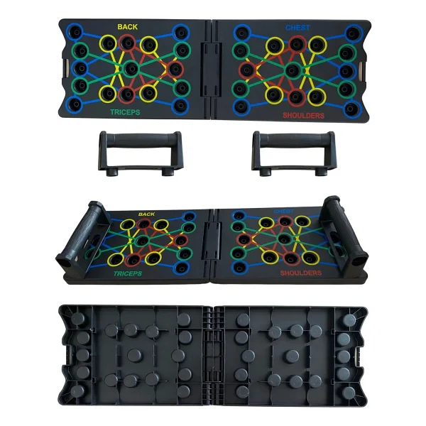 Büyük Şınav Tahtası Çalışma Platformu Aleti Barları Push-Up Kondisyon Fitness Spor - Görsel 2