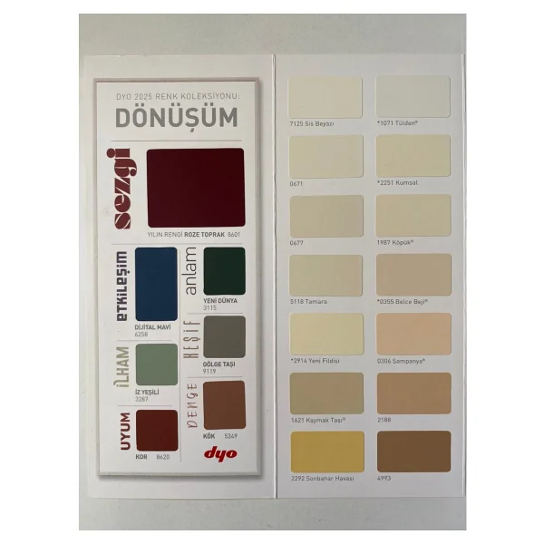 Dyo Dinamik Silikonlu Silinebilir Ipek Mat Iç Cephe Boyası (2,5 Lt - 7,5 Lt - 15 Lt) - Yüksek Örtücülük, Leke Tutmaz, Kolay Uygulama - Zeytuni - 7202 - Görsel 2