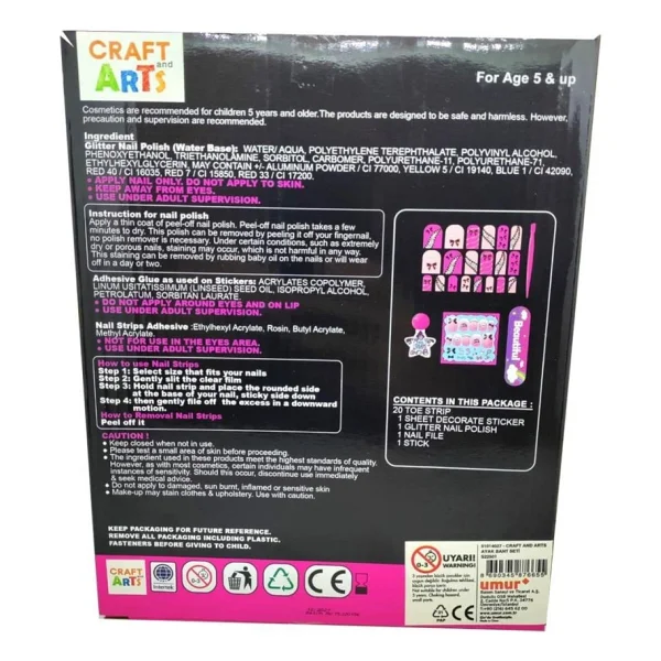 Craft And Arts Makyaji Ayak Bant Seti S22501 - Görsel 2