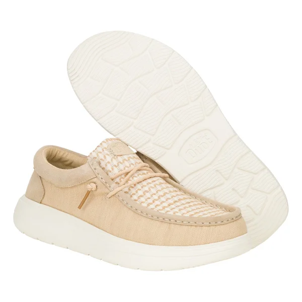 Heydude Wally Comf Woven 43639-0MD Bej Erkek Günlük Ayakkabı - Görsel 6