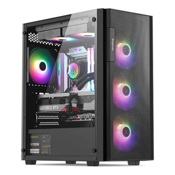 Segotep Axe 5 Siyah 650w Atx Gaming Oyuncu Kasa - Görsel 4