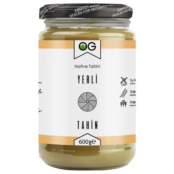 OG Natural Yerli Taş Değirmen Tahin 600 gr - Görsel 2