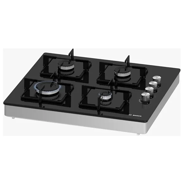 Bosch POP0C6O12O Siyah Cam Set Üstü Ocak - Görsel 3