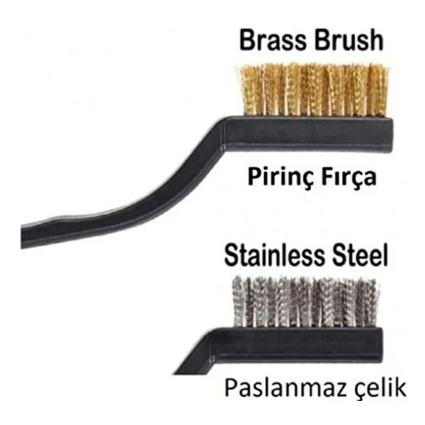 Tel Fırça Seti 3 Lü Set - Görsel 4