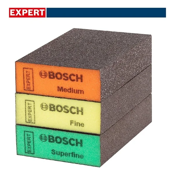 Expert S471 3'lü Set Sünger Zımpara 69X97X26 mm 2608901175 - Görsel 5