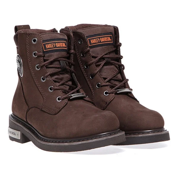 Harley Davidson Jim 025M100128 Kahverengi Erkek Nubuk Bot - Görsel 4