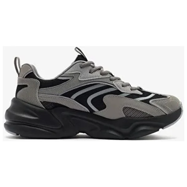 Skechers Bobs Bamina 2 118326 GYBK Gri Erkek Spor Ayakkabı - Görsel 6