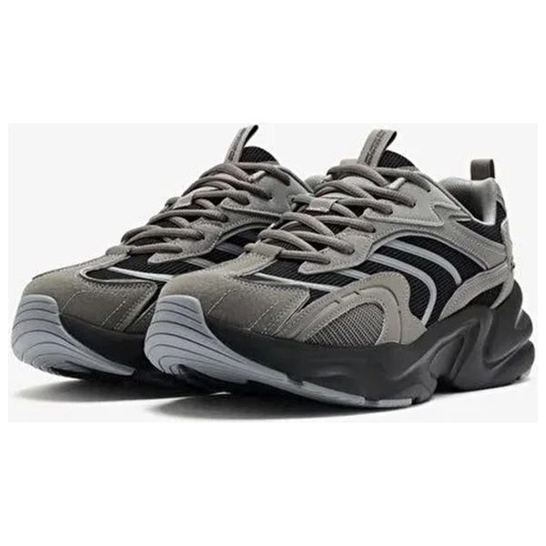 Skechers Bobs Bamina 2 118326 GYBK Gri Erkek Spor Ayakkabı - Görsel 3