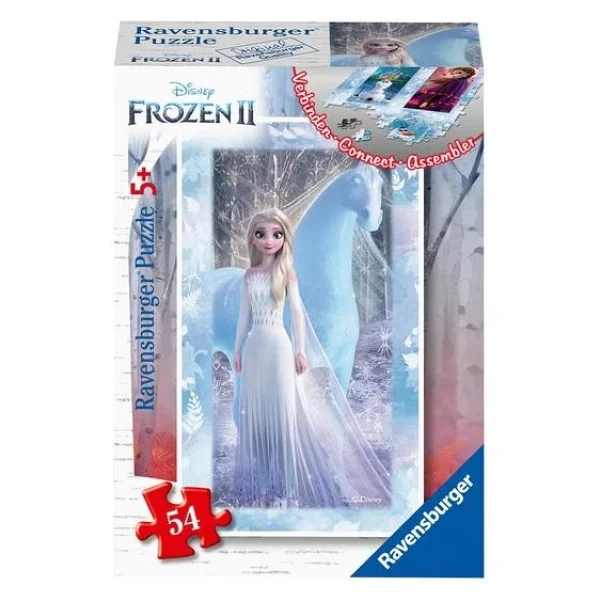 54 Parça Mini Puzzle Frozen Elsa ve Atı - Görsel 2