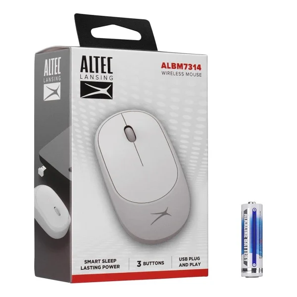 Altec Lansing ALBM7314 Beyaz Optik Kablosuz Mouse - Görsel 8
