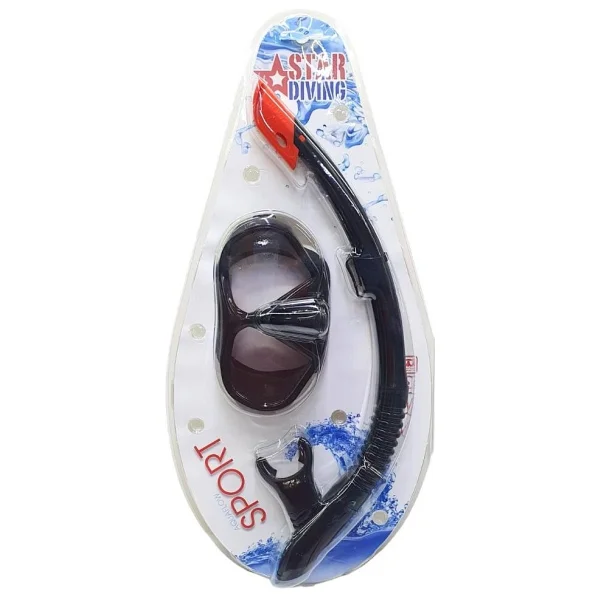 Star Diving Dalış Maskesi ve Snorkel Yetişkin - 51713-BEYAZ - Görsel 5