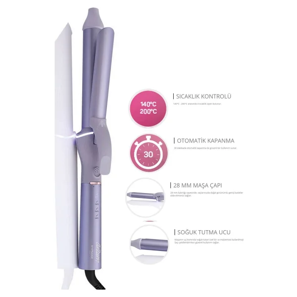 Arzum AR5104 Hypnose Ionmax Saç Maşası - Görsel 7