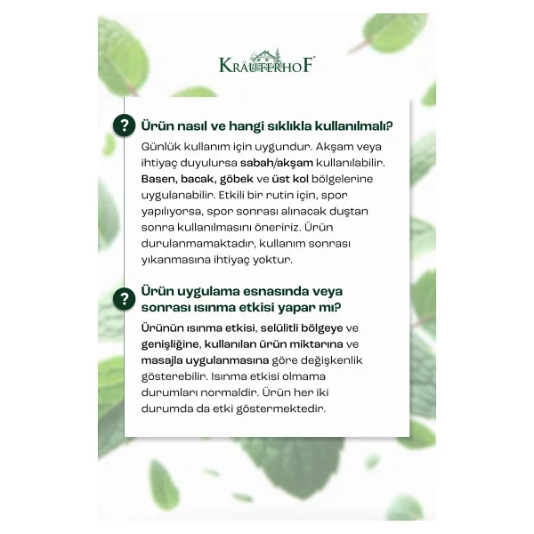 Krauterhof Selülit Karşıtı Jel 250 ml - Görsel 10