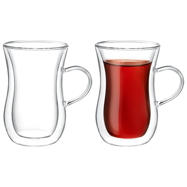 Madame Coco Benito Çift Camlı 200 ml Çay Bardağı - Görsel 2