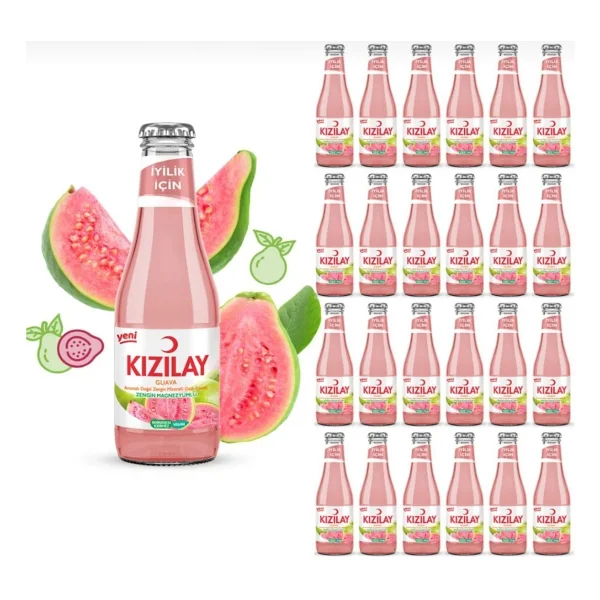 Kızılay Guava Aromalı Maden Suyu 24 x 200 ml - Görsel 3