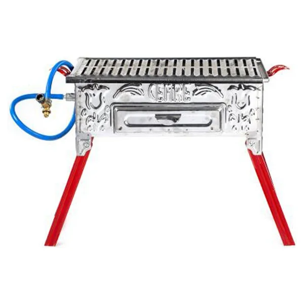 Cemre C-07 Ayaklı Lav Taşlı Tüplü Mangal - Görsel 3