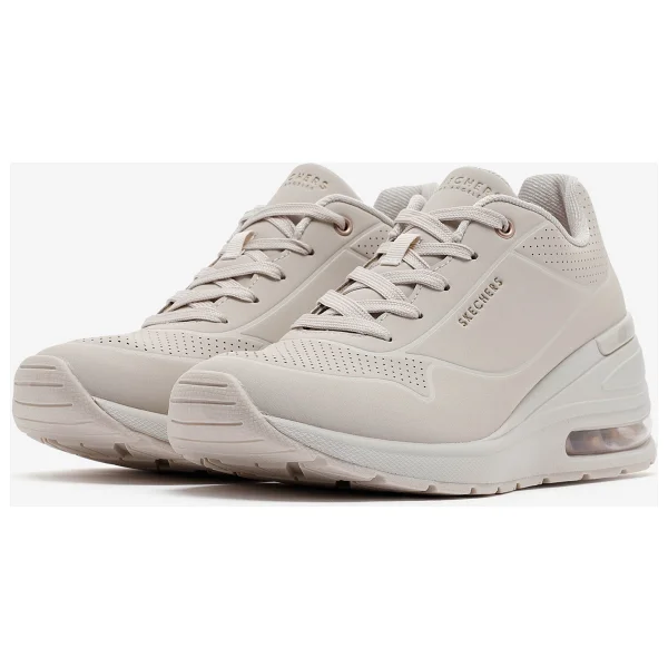 Skechers Million Air Elevated Air 155401 OFWT Krem Kadın Spor Ayakkabı - Görsel 3