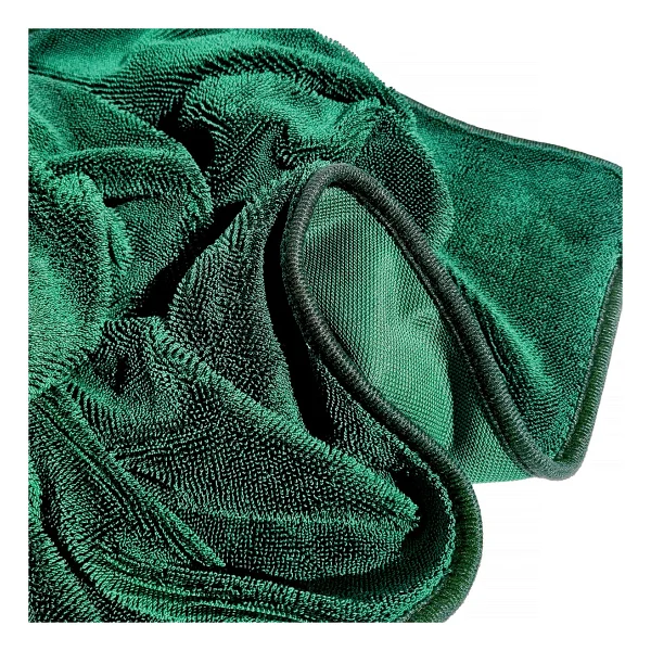 SmartBee JADE Twisted Pile Mikrofiber Oto Kurulama Havlusu 50x70cm 600gsm - Koyu Yeşil - Görsel 4