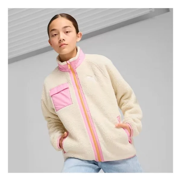 PUMA Erkek/Unisex Hybrid Sherpa Jacket-Alpine Snow Woven Jackets 15-16 YAŞ - Görsel 6
