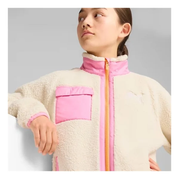 PUMA Erkek/Unisex Hybrid Sherpa Jacket-Alpine Snow Woven Jackets 15-16 YAŞ - Görsel 2