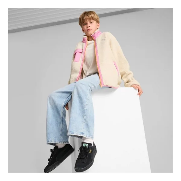 PUMA Erkek/Unisex Hybrid Sherpa Jacket-Alpine Snow Woven Jackets 15-16 YAŞ - Görsel 3
