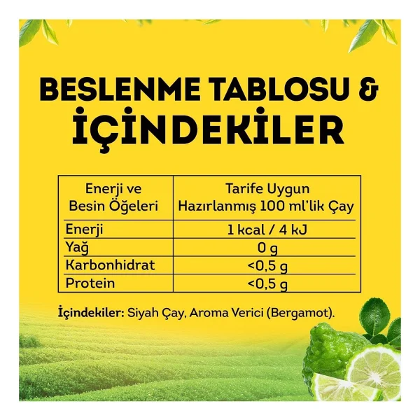 Lipton Doğu Karadeniz 1 kg 2'li Bergamotlu Çay - Görsel 4