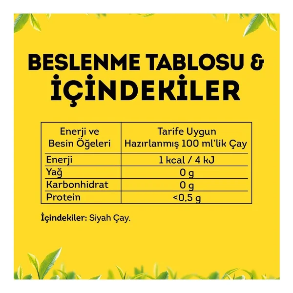 Lipton Yellow Label 3.2 gr 100'lü 3 Adet Demlik Poşet Çay - Görsel 3