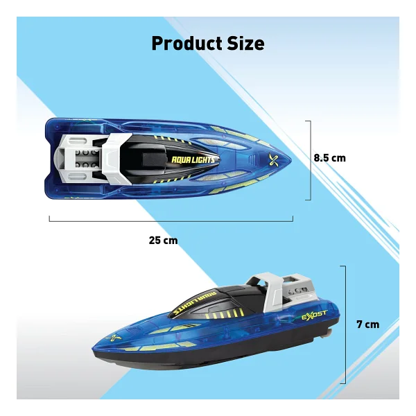 Silverlit Exost Aqua Lights Uzaktan Kumandalı Sürat Teknesi 20606 - Görsel 2