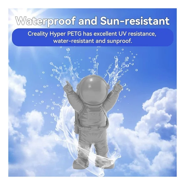 Creality Hyper PETG 1.75 mm 1 kg Gri Filament - Görsel 4