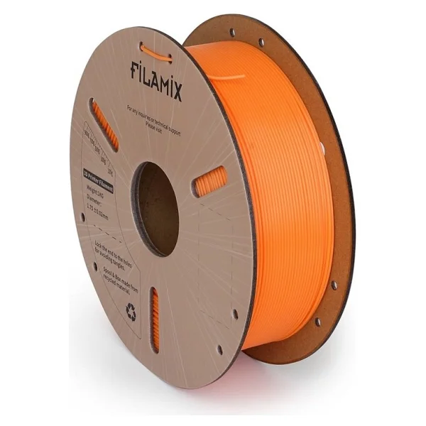 Filamix Rapid PETG 1.75 mm 1 kg Turuncu Filament - Görsel 2