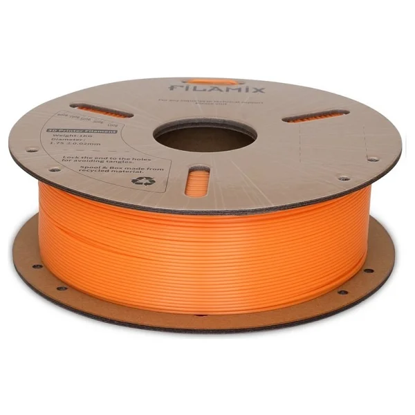 Filamix Rapid PETG 1.75 mm 1 kg Turuncu Filament - Görsel 3