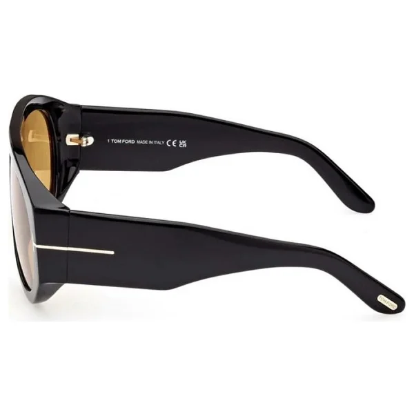 Tom Ford Bronson FT1044 01E Shiny Black-Brown Erkek Güneş Gözlüğü - Görsel 3