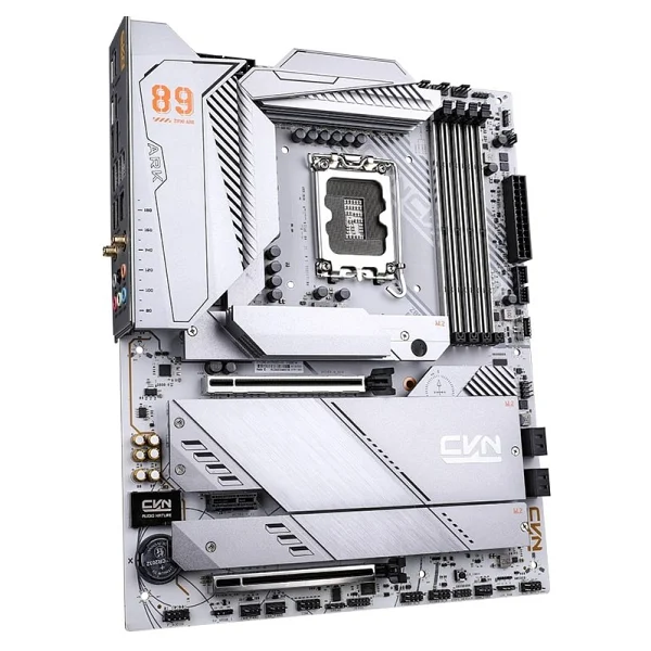 Colorful CVN Z890 Ark Frozen V20 Intel LGA1851 DDR5 ATX Anakart - Görsel 3