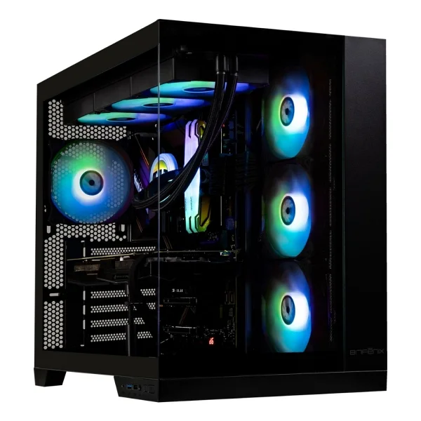 Bitfenix MH100 750W 80+ Bronze PSU 4x120mm ARGB Fan ATX Temperli Cam Siyah Gaming (Oyuncu) Kasa - Görsel 6