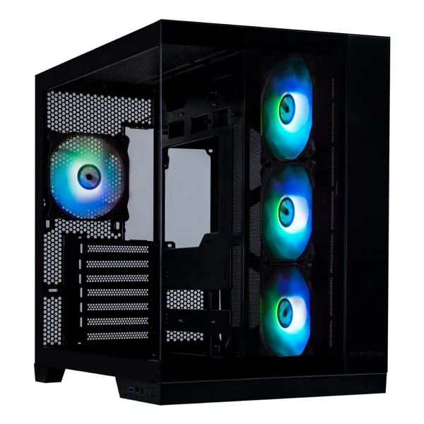 Bitfenix MH100 750W 80+ Bronze PSU 4x120mm ARGB Fan ATX Temperli Cam Siyah Gaming (Oyuncu) Kasa - Görsel 2