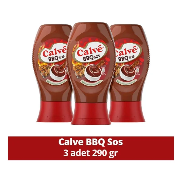 Calve Sos Barbekü 290 gr X3 Adet - Görsel 9