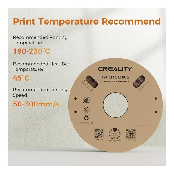 Creality Hyper Pla-Cf Carbon Fiber Filament 1kg - Ochre - - Görsel 5