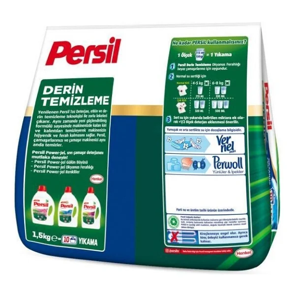 Persil Okyanus Ferahlığı 1.5 kg Toz Deterjan - Görsel 3