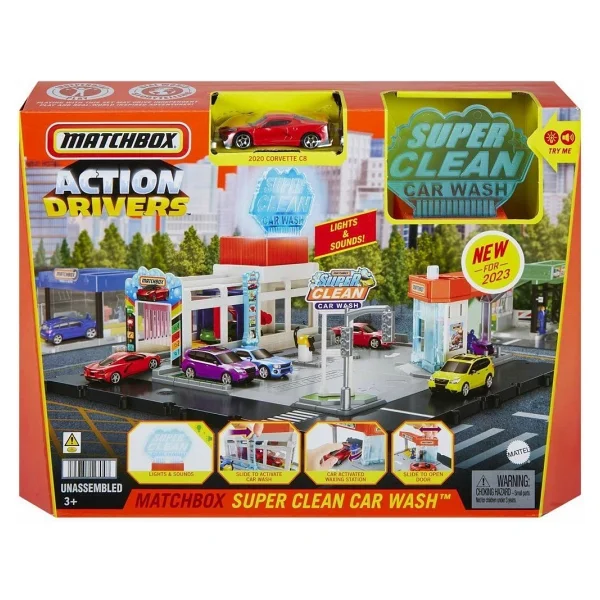 Matchbox Aksiyon Sürücüleri Süper Oto Yıkama Oyun Seti HNJ54 - Görsel 5