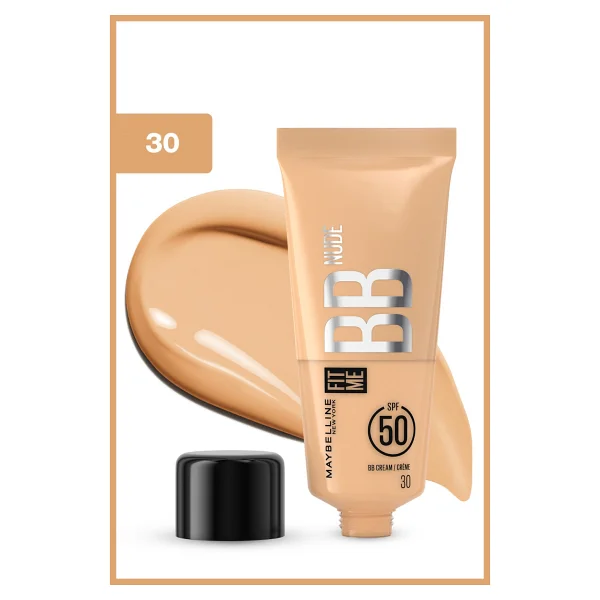 Maybelline New York Fit Me Nude SPF 50 30 ml BB Krem - Görsel 8
