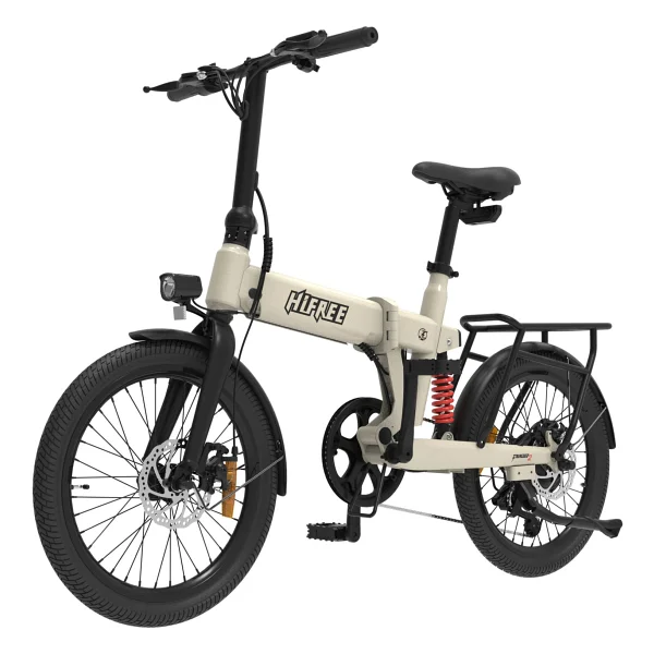 Hifree E-Cycle Elektrikli Bisiklet - Beyaz - Görsel 3