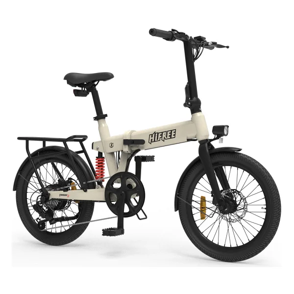 Hifree E-Cycle Elektrikli Bisiklet - Beyaz - Görsel 5