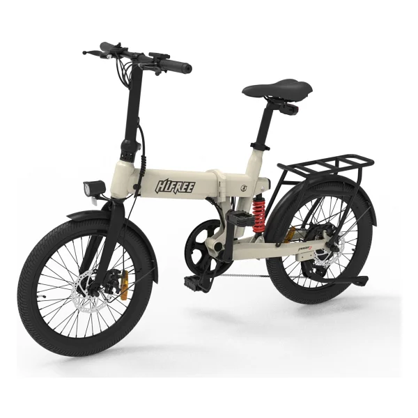 Hifree E-Cycle Elektrikli Bisiklet - Beyaz - Görsel 6