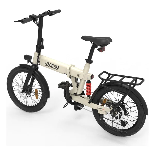 Hifree E-Cycle Elektrikli Bisiklet - Beyaz - Görsel 7