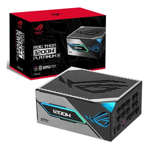 Asus ROG Thor Platinum III Hatsune Miku Edition Gen5.1 1200 W Power Supply - Görsel 2